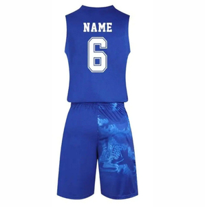 Uniforme de Baloncesto de Entrenamiento Premium para el Día del Partido, Duradero, Impreso, Transpirable, que Absorbe la Humedad, Sin Mangas, 100% Poliéster - Product Image 5