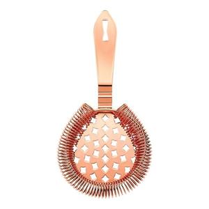 Rose Gold Hawthorne Cocktail Strainer <b>With</b> <b>Tight</b> Spring <b>Star</b> Cut Design Smooth Pour Durable Bar Tool For Home And Bars - Product Image 1