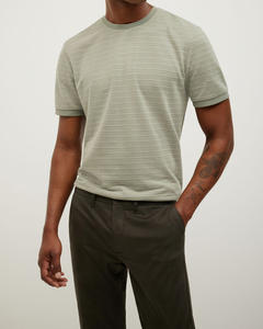 Confortable surdimensionné demi-manches col rond 100% coton t-shirt pour hommes 100% coton doux Logo personnalisé commandes en gros disponibles - Product Image 1