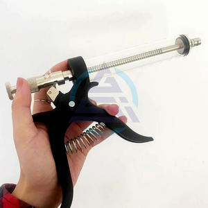 Seringue vétérinaire automatique à révolver de 50 ml avec poignée en plastique, pistolet de vaccination réutilisable pour bovins, porcs, moutons - Product Image 2