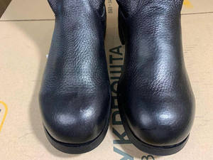 Bottes de sécurité longues sous le genou en cuir véritable, hiver, embout en acier, antidérapantes, haute résistance, confortables, chaussures tactiques, nouvelle arrivée - Product Image 4