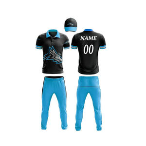Kit d'uniforme de cricket à sublimation personnalisée Nouvelle équipe T Shirt et pantalon Vêtements de cricket personnalisables de qualité supérieure - Product Image 4