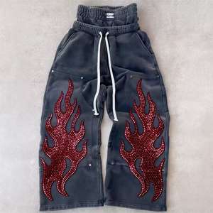 Pantalones Deportivos con Lavado Ácido al por Mayor, Pantalones Deportivos de Alta Calidad para Hombre con Bolsillos, Pantalones Deportivos con Logotipo Personalizado para Hombre - Product Image 5