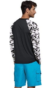 Quick Dry Breathable Men's Training Rash Guard with <b>Long</b> <b>Sleeve</b> Grappling <b>Swimming</b> Custom Logo Printed Front - Product Image 3