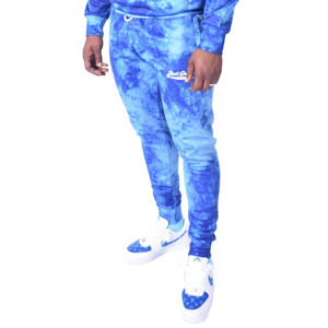 Meilleur costume de jogging de luxe personnalisé 100% coton brodé design Tie Dye respirant athlétique survêtement d'entraînement pour hommes taille XL - Product Image 5