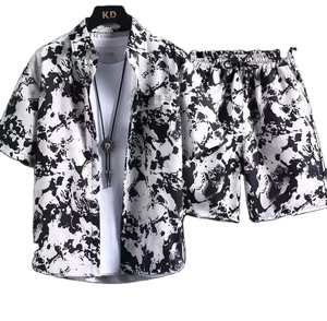 Vêtements et accessoires Vêtements pour hommes Costume pour hommes Ensemble chemise pour hommes Nouvel ensemble chemise imprimée pour hommes - Product Image 2