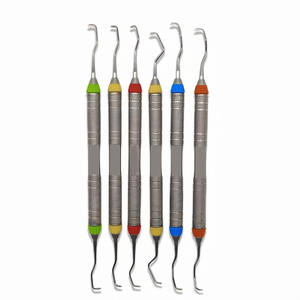 Curetas dentales Gracey de alta calidad de acero inoxidable, escalador periodontal, curetas, instrumento Dental, Kit Sutur, instrumento médico - Product Image 1