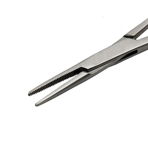 Pinzas atruamáticas para micromosquitos, gancho recto de 120mm, abrazaderas Artrey reutilizables dentadas, mango de acero de bloqueo, estándar de seguridad MOL - Product Image 2