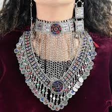Offre Spéciale ensembles de bijoux afghans pour la fête porter meilleur prix ensembles de bijoux de style afghan léger robuste à bas quantité minimale de commande - Product Image 6