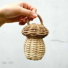 ORNEMENT DE NOËL TENDANCE CHAUDE-Cloches suspendues en rotin en osier/Rotin écologique tissé fabriqué à la main du Vietnam-Prix bon marché - Product Image 5