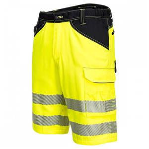 Premium Hi Vis Work Shorts Pantalones de hombre Cargo Safety Joggers Shorts Reflective Safety Construction Wear para uso en exteriores - Product Image 5