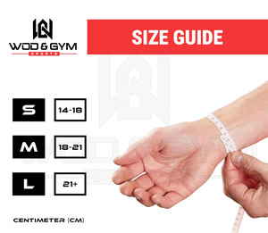 Powerlifting ปลอกรัดข้อมือนีโอพรีนบุนวมหนังอุปกรณ์ออกกำลังกาย - Product Image 6