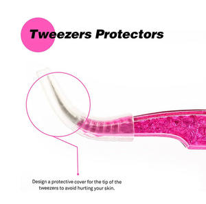 แหนบถอนขนคิ้วคุณภาพสูง ทำจากสแตนเลส อุปกรณ์แต่งหน้า แหนบถอนขนคิ้วความแม่นยำสูง สำหรับถอนขนบนใบหน้า ผู้ชาย - Product Image 5