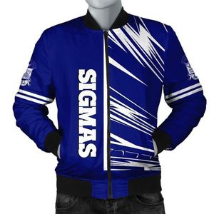 Chaqueta Universitaria Azul Satinada Phi Beta Sigma 1914, Estilo Universitario de la Fraternidad Griega Big Sigma, Ropa Personalizada - Product Image 1