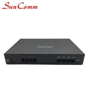SC-04-S passerelle VoIP 4FXS prend en charge les réseaux LAN WAN et VLAN pour 4G et IP - Product Image 1