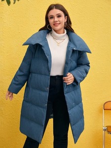 2025 hiver chaud femme bouffante veste Logo personnalisé coupe-vent léger bulle conception respirant tissu tissé solide teint uni - Product Image 3