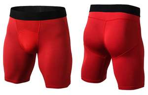 Pantalones cortos de compresión para gimnasio MMA de estilo callejero para hombre, respetuosos con el medio ambiente, algodón sublimado, licra, cintura elástica, logotipo de cierre - Product Image 5