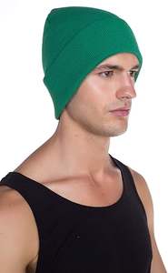 หมวกบีนนี่สำหรับผู้ชายผู้หญิงและผู้หญิงหมวกถักลายกะโหลกแบบเรียบ - Product Image 5