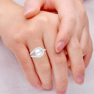 Compre Anillos de Plata de Ley 925 con Perlas para Mujer - Product Image 4