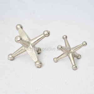 Sculpture en aluminium de haute qualité pour pièce maîtresse de table Sculpture à la main de conception unique avec ensemble de 2 pièces - Product Image 5