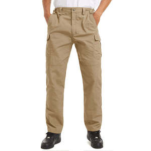 Pantalones cargo personalizados para hombre al por mayor, pantalones tácticos con múltiples bolsillos, fabricante OEM en Pakistán - Product Image 5