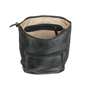 Mochila de cuero para mujer, mochila de coñac, mochila de viaje para ordenador portátil, mochila para hombre para él, hombre y mujer, - Product Image 6