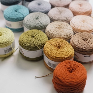 เส้นด้ายฝ้ายสำหรับถักไหมพรม COTTON FIELD เส้นด้ายโครเชต์ฝ้ายแท้ 100% เส้นด้ายปั่นสำหรับถักมือ น้ำหนัก 80 กรัม/ก้อน เส้นด้ายโครเชต์ - Product Image 5