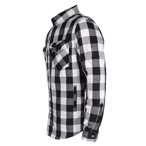 Chemise en flanelle à carreaux classique avec boutons sur le devant et poche poitrine pour homme, décontractée ou de travail, fabriquée au Pakistan, OEM - Product Image 3