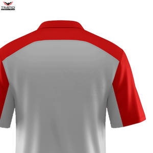 Venta al por mayor de camisetas de punto de algodón para hombres con cuello de polo logotipo personalizado bordado patrón sólido al por mayor para polos - Product Image 6