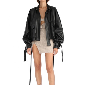 PromotionBest Arrival Vestes en cuir à la mode pour femmes pour les vêtements d'hiver/Vestes en cuir vierges à manches longues les plus vendues pour - Product Image 1