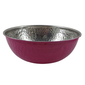 Modern Design Metal Round Serving Bowl <b>Set</b> of 2 Nickel <b>Grey</b> Color Soup Bowl for Dinnerware Bowl Handmade in Bulk - Product Image 2