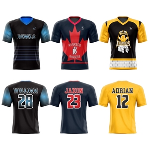 Maillots de football personnalisés sublimés pour hommes adultes, col en V, manches courtes, évacuation de l'humidité, impression du nom et du numéro de l'équipe, toutes saisons - Product Image 5
