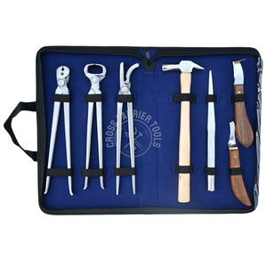 Kit Profesional para el Cuidado de Cascos Equinos, Cortador de Cascos de 13 Pulgadas, Herramienta para Extraer Cascos, Cuchillo para Cascos, Martillo de Madera con Cabeza Redonda, Herramienta para Remover Cascos - Product Image 6