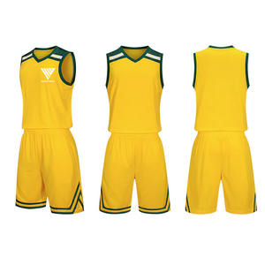 Conjuntos de Uniformes de Baloncesto sin Mangas Hechos en Pakistán, 100% Poliéster Transpirable de Secado Rápido, Nombre del Equipo, Número, Uniforme de Baloncesto - Product Image 1