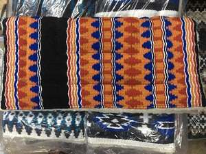 Couverture de selle de cheval western en laine de haute qualité faite à la main avec un design inspiré de la Nouvelle-Zélande - Product Image 3