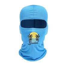 Masque de ski cagoule imprimé personnalisé en tissu de polyester pour le sport - Product Image 2