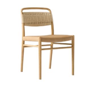 Sillas de Comedor Ecológicas Hechas con Madera Selecta, Acabado Liso, Diseño Moderno y Elegante, Aptas para Restaurantes, Villas y Parques - Product Image 3