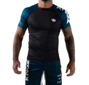 Vente en gros d'usine, t-shirt de compression MMA pour hommes, rashguards personnalisés par sublimation, spandex/polyester, manches longues/courtes, prix de gros - Product Image 1