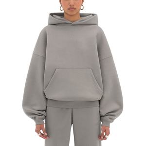 Vêtements faits à la main haute qualité lourd 100% coton sweats à capuche surdimensionnés pour hommes Streetwear pull style OEM Service - Product Image 3