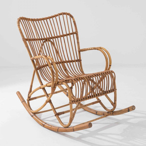 Cómodas mecedoras papasan de ratán, mecedora relajante natural de alta calidad - Product Image 3