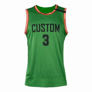 Personalizado al por mayor transferencia de calor impreso baloncesto uniforme malla transpirable talla grande opción sin mangas todas las estaciones logotipo impreso - Product Image 5