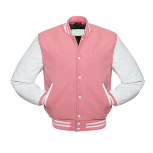 Chaqueta universitaria de cuero de lana para hombre 2025, ropa de invierno personalizada de alta calidad, chaqueta de béisbol universitaria ligera con capucha para hombre - Product Image 3