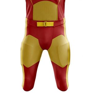 Maillot de football américain personnalisable de haute qualité, uniforme antibactérien respirant, options de tailles courtes et grandes - Prix de gros - Product Image 5