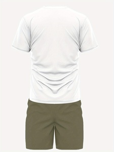 เสื้อยืดผู้ชายผสมสีคุณภาพสูง100% พรีเมี่ยมเสื้อยืดพิมพ์ลายเองพร้อมพิมพ์โลโก้หรือพิมพ์ลายของคุณ - Product Image 6