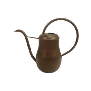 Arrosoir en métal gris enduit de poudre avec poignée Arrosoir en métal décoratif d'extérieur d'aspect moderne - Product Image 6