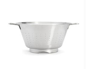 Colador de acero inoxidable para cocina profunda, juego de lavabo estándar con colador en forma de cesta para arroz de frutas y verduras - Product Image 2