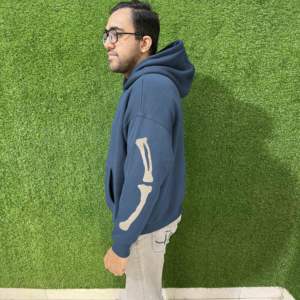 Último invierno personalizado impreso bordado pulóver sudaderas con capucha para hombres niños 100% algodón 460 GSM hombro caído peso pesado para - Product Image 5