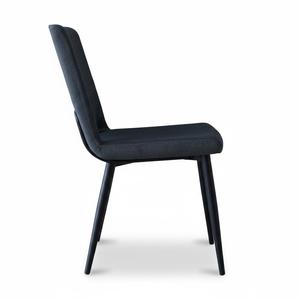 Chaise de salle à manger élégante PASCAL, rembourrée, au design minimaliste et pieds en métal, adaptée à un usage résidentiel et commercial - Product Image 3