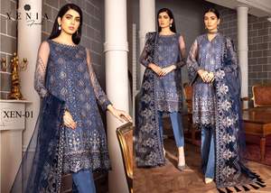 VESTIDOS DE FIESTA DE DISEÑO ÉTNICO DE LAWN INDIANO PAKISTANÍ PARA MUJER, VESTIDOS CASUALES DE FIESTA Y DE NOCHE - Product Image 6