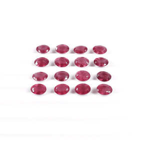 Rubis naturels de Bangkok, ovales calibrés 7x9mm 8x10mm, qualité supérieure, pierre précieuse en cristal rouge rose, taille ovale, traitement thermique, personnalisable - Product Image 5